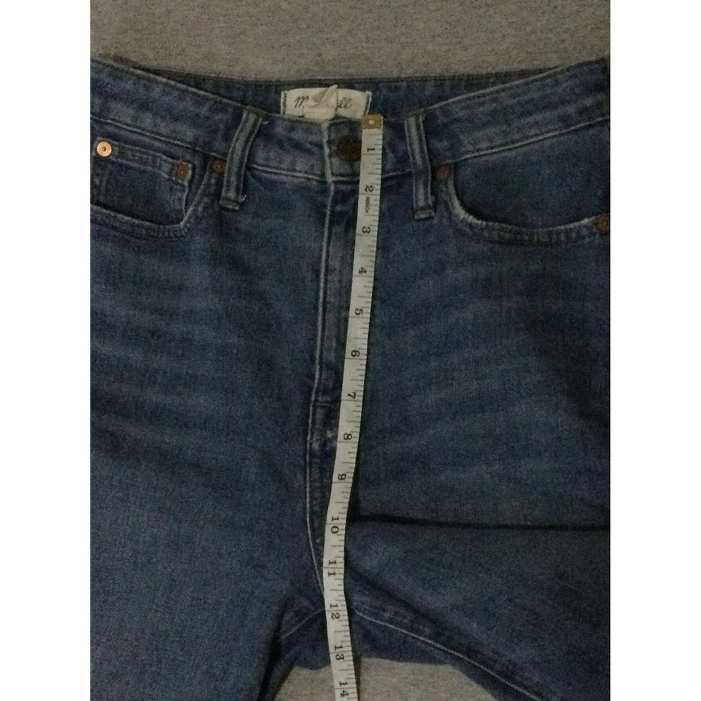 MADEWELL Wide jeans womens SZ 26 BLUE DENIM JEANS curvy slim wide leg - Picture 16 of 16